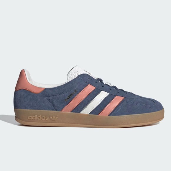 adidas Gazelle Indoor Ink Blue / Wonder Clay Pink - Picture 2 of 12